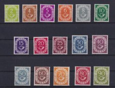 Bund 123-38 Posthornsatz postfrisch Fotoattest Schlegel (xv20)