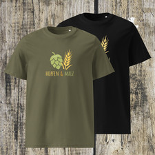 T-Shirt Hopfen & Malz – Damen Herren Bier Bayern Freizeit Festival Brauerei