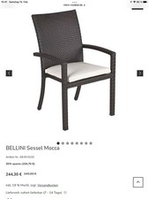 6 Gartenstühle in Polyrattan