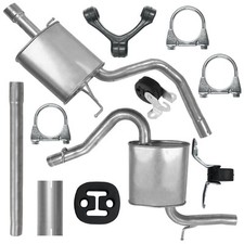 Auspuffanlage Auspuff für Audi A4 B6 B7 2.0 Limousine Kombiwagen Avant