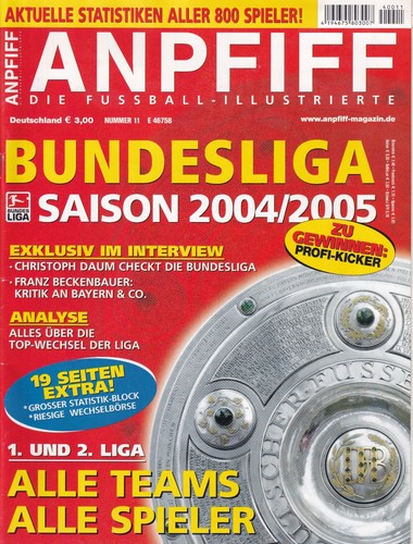 Sonderheft anpfiff 2004 - sonderheft, 2004/05