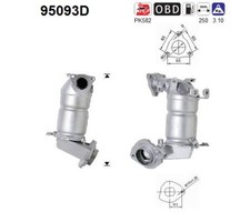 AS Katalysator 95093D +28.70€ Pfand für TOYOTA RAV 2 4WD CLA20_ CLA21_ CLA20R