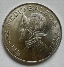1/2 Medio Balboa 1962 Panama
