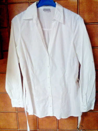 Weiße blusenjacke mit - blusenjacke,
