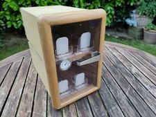 Humidor Zigarrenkiste Buchenholz Zigarrenkasten Display Schrank mit Hygrometer
