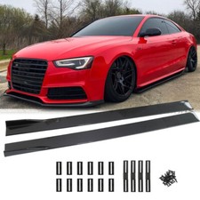 CARBON FIBER Seitenschweller Sideskirts Links Rechts Tuning für Audi A6 A5 A4