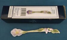 FRANZ PORZELLAN STIEFMÜTTERCHEN BLUMENSCHRANK LÖFFEL VERPACKT NEUWERTIG IN BOX