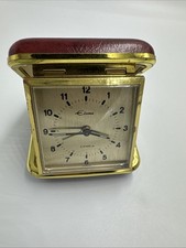 Sehr Schöner Eloma 2 Jeweils Reisewecker Vintage Funktionstüchtig Handaufzug