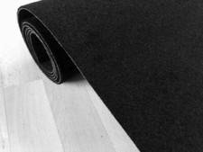Autoteppich (8€/m²) schwarz Meterware Kofferraum Oldtimer Fußmatten