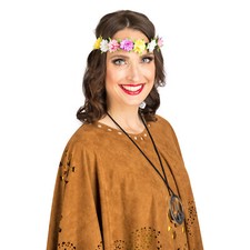 Flower power hippie haarband - flower,