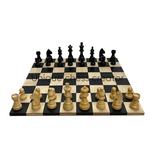 Kombi schachspiel ebenholz - -,