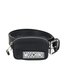 Moschino Damen Gürtel Schwarz