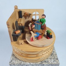 Spielzeugmacher Werkstatt Spieluhr Graupner Holzminiaturen Holzminiatur Erzgebirge