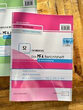 Das MFA Berichtsheft - mit 52 Fachberichten: als Musterlösung (rotes Heft)