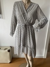 Kleid Gr. XL weiß schwarz