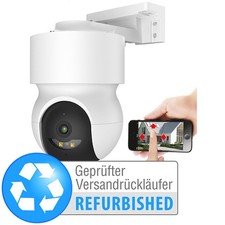 7links 2K-Pan-Tilt-Outdoorkamera, Farb-Nachtsicht, 360°, Versandrückläufer