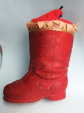 alter Nikolaus Stiefel aus Pappe als Candy- Container oder Deko