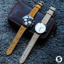 19mm Suede Leder Uhrenarmband