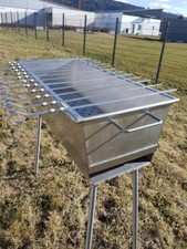 Edelstahlgrill 700mm lang