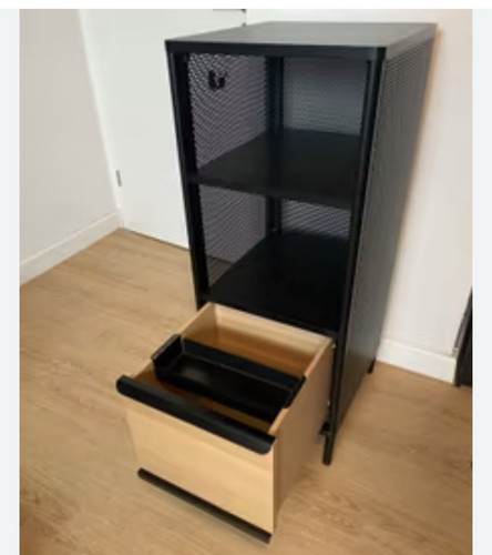 Ikea bekant schrank - schrank, schwarz