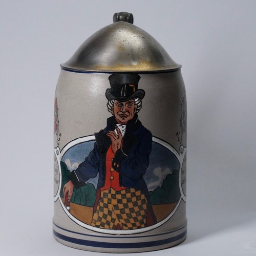 Jugendstil bierkrug franz - jugendstil, 1/2l