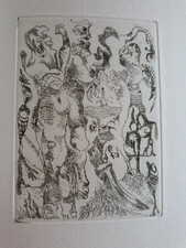 Bernard Schultze Radierung