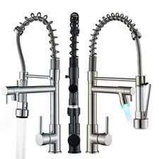 Edelstahl Küchenarmatur mit