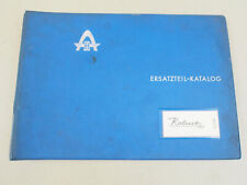 Ersatzteilkatalog Hanomag Robust 800 ab 1964 Ersatzteilliste 1965