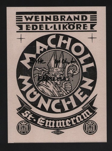 München werbung 1925 - mÜnchen,,