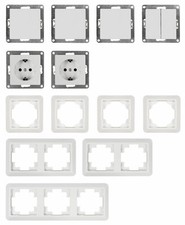 Schalter und Steckdosen Set