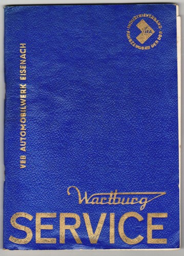 Service wartburg 1969 veb - wartburg,