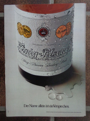 König pilsener bier werbung - pilsener,