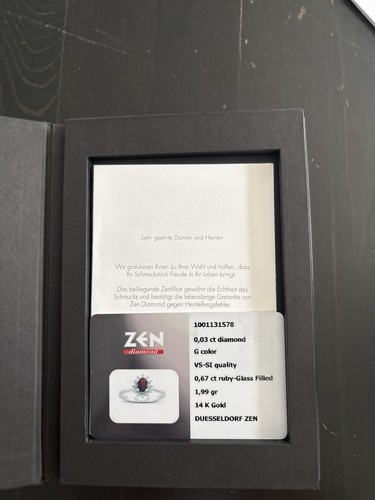 Zen diamond ring - diamond,