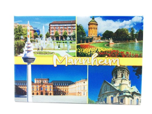 Mannheim epoxy magnet souvenir - epoxy,