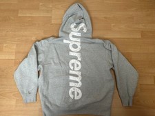 Supreme Sweatshirt Grau Satin