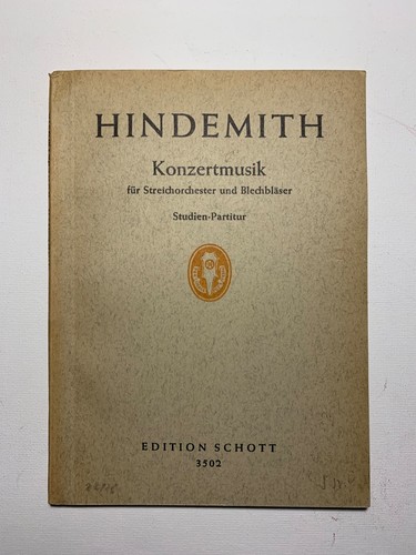 Noten hindemith - noten.,
