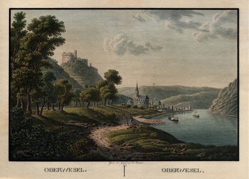 Oberwesel gesamtansicht - oberwesel,