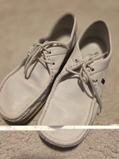 Dansko Leder-Mokassins Weiß