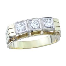 Ring Diamanten 585er Gelbgold
