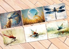 Ätherische Libelle 5"x7"