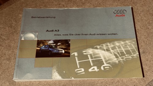 Audi betriebsanleitung - a3, 8l