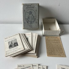 altes Citaten Quartett Spiel Nr.487 1/2- G.Weise Box -ca.1910-Vintage cards