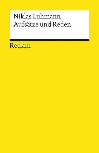 Aufsätze und reden niklas - und,