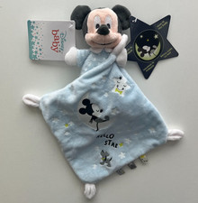 DISNEY MICKY MAUS Schnuffeltuch Junge  Schmusetuch blau Kuscheltuch MICKEY NEU