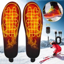 Beheizbare Einlegesohlen mit Fernbedienung USB Beheizte Schuheinlagen Heizsohlen