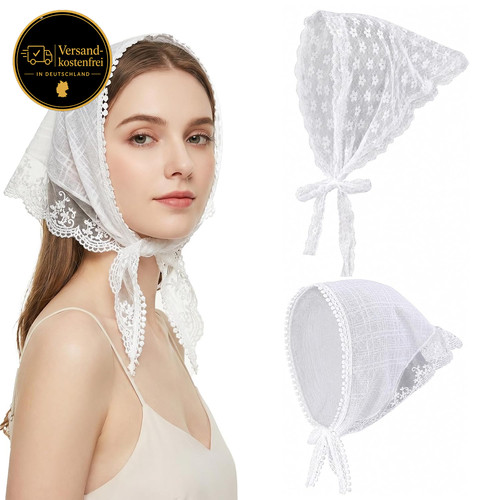 Damen kopftuch spitze - damen,