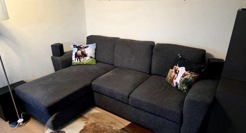 Bequemes graues sofa - bequemes,