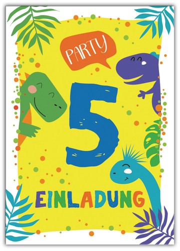 Einladungskarten dinosaurier - einladungskarten,
