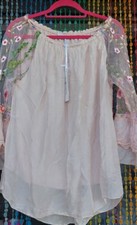 Tunika Rosefarben transparente