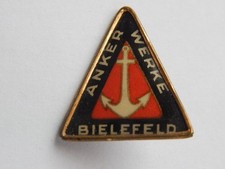 Anker Werke Bielefeld Brosche Zelluloid garantiert original Vorkrieg